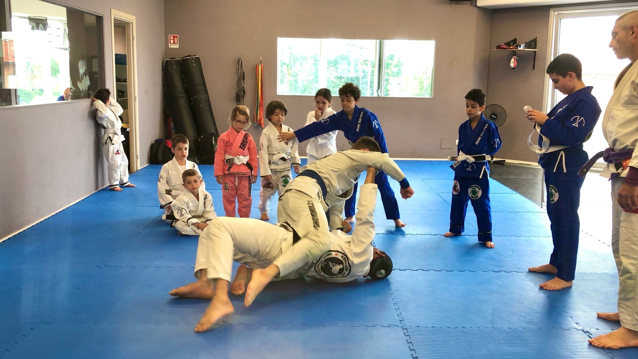 BJJ Kids training